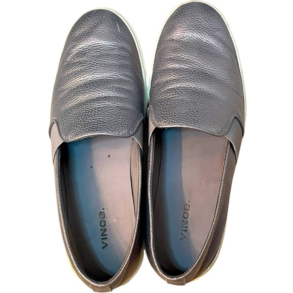 Vince Women's Silver Loafers size 9 - Picture 5 of 10